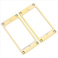 thumbnail image 3 of 4 Piezas Cubierta de Humbucker Plano de Metal Anillo de Montaje de de Fonocaptor de Guitarra, 3 of 5