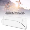 thumbnail image 2 of Jinsinto Skateboard Wall Mount, Longboard Invisible Clear Hanger Display Rack Shelf, for Fits Skateboard, Longboard，etc, 2 of 5