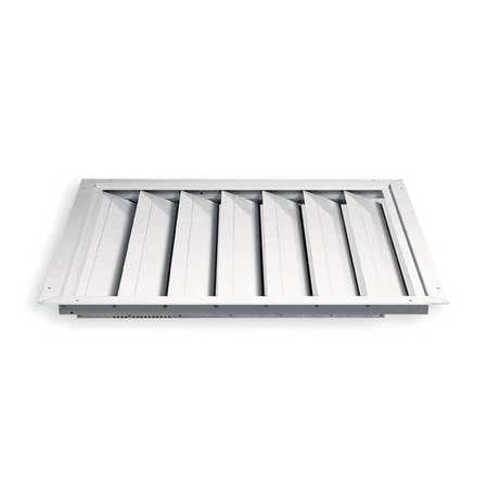 Dayton 4c228 36 In Whole House Fan Premium Ceiling Shutter Dayton 4c228 36 In Whole House Fan Premium Ceiling Shutter White Painted