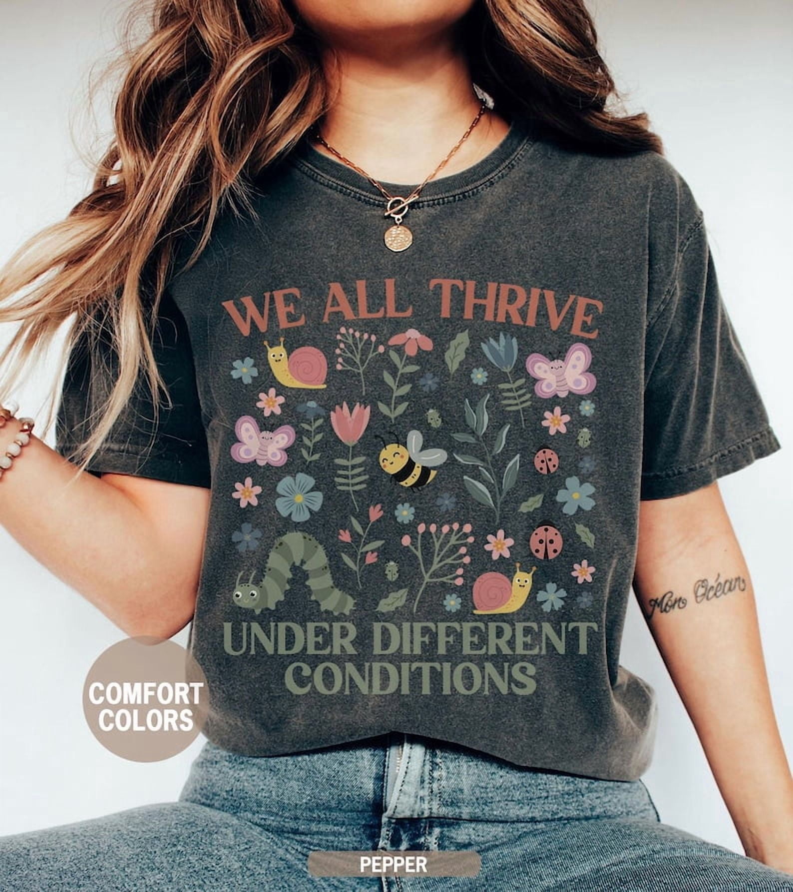 Comfort Colors Neurodiversity Shirt for BCBA Gift, Special Education Teacher Shirt, Mental Health Gifts for Teachers, Autism Awareness Tee