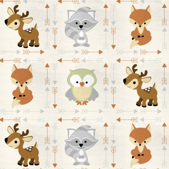 Mainstays 58" x 1.5 yard Lux Anti-pill Fleece Buddies Fabric Precut, Cream