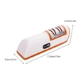 thumbnail image 6 of Callipe Electric Cutter Sharpener Rechargeable 2 Stages Safety Design Scissor Sharpener for Kitchen Fast Efficient Blade Sharpening Tool, 6 of 8