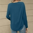 thumbnail image 6 of Lenago Women's Oversized Sweatshirts Solid Color Long Sleeved Pullover Loose Crew Neck Tops Sweatshirt Fall Outfits Winter Clothes, 6 of 6
