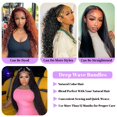 thumbnail image 4 of Hair Bundles Cenglou Deep Wave 35, 40, 45 cm, 100% brasileño, 4 of 6