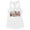 White, variant on Halloween Coffee Tank Top Fitted Racerback Women's Large White