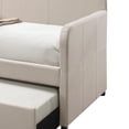 thumbnail image 2 of Bowery Hill Contemporary Daybed and Trundle in Beige Fabric, 2 of 7