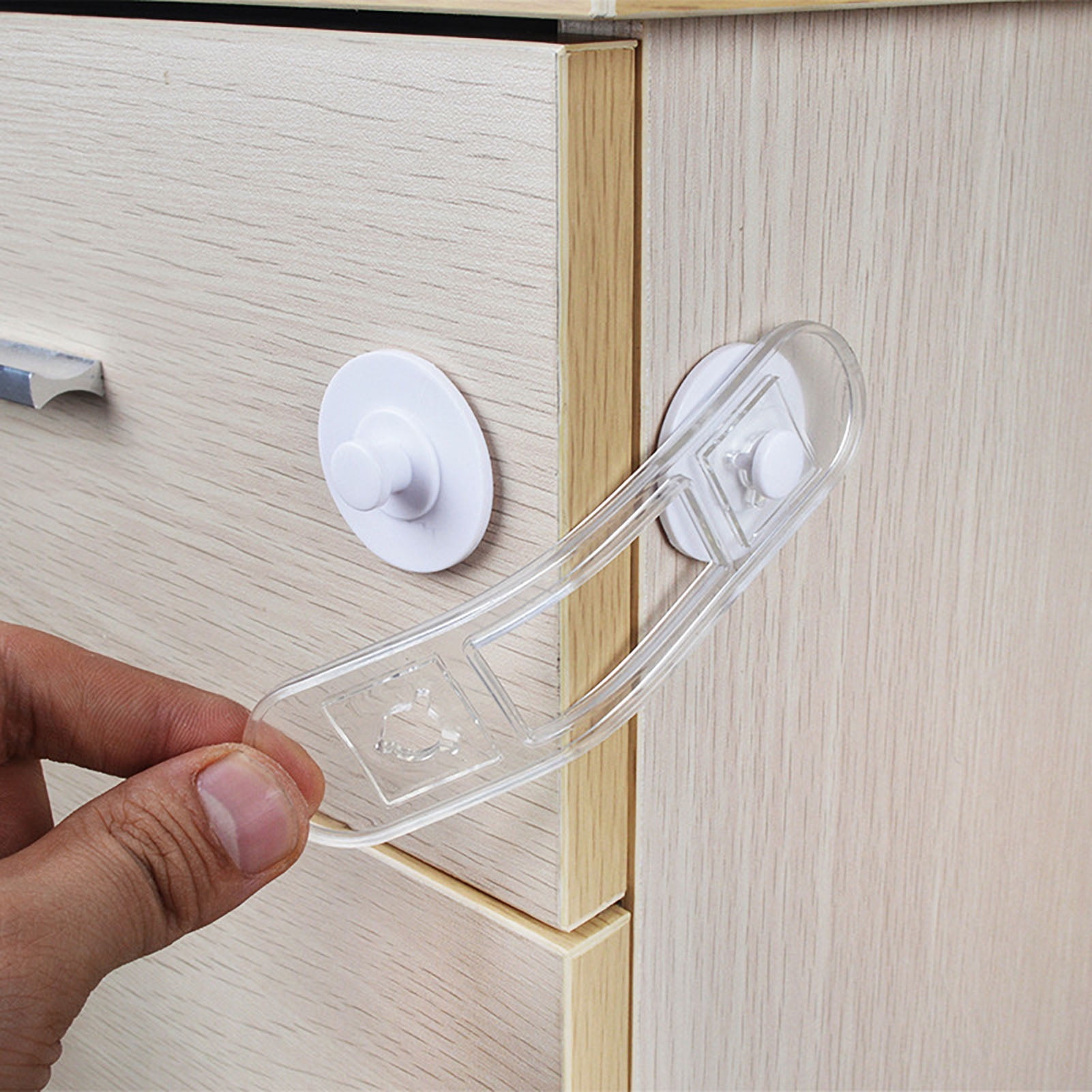Heldig Child Lock Cabinet, [10 Pieces] White Baby Drawer Locks With Strong  Adhesive, For Cupboards, Drawers, Kitchen, Refrigerator, Without Drilling