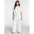 thumbnail image 2 of Halloween and Fall Women's Hacci Knit Sleep Pants from Way to Celebrate, 29.5" Inseam, Sizes XS-3X, 2 of 4