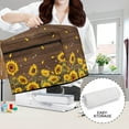 thumbnail image 5 of SEANATIVE Wood Sunflower Sewing Machine Dust Cover Aesthetic Sewing Machine Cover for Most Standard Sewing Machines Cover Protection Decor, Easy Storage, 5 of 7