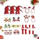 thumbnail image 2 of Juego De Gafas De Navidad, Sombrero De Navidad, Diadema, Pulsera, Decoraciones Para Fiesta De Navidad Vogacara HA038016-00, 2 of 6