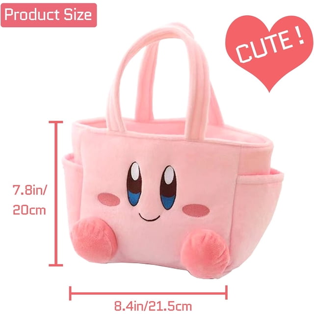 Bolso organizador de maquillaje HUOGUO, de felpa rosa, encantador