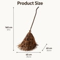 thumbnail image 4 of Light up Witches Broom Halloween Porch Decor, Glowing Witch Broom Halloween Party Supplies, Vintage Halloween Nightmare Before Christmas Decor, 4 of 6
