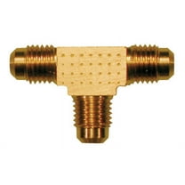 JMF Company 1/4 in. Flare X 1/4 in. D Flare Brass Tee