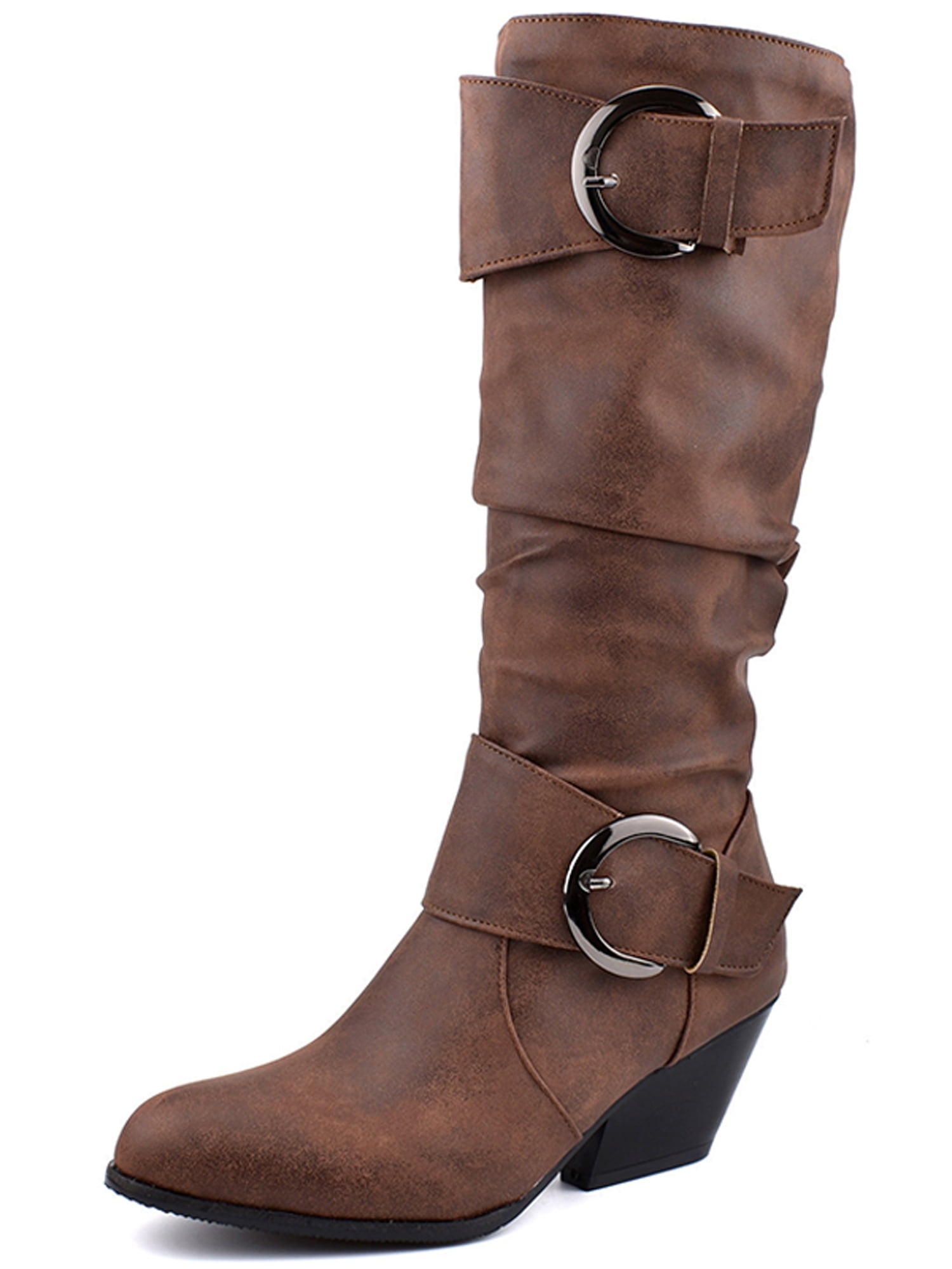 mid calf slouchy boot