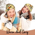 thumbnail image 4 of Lsque Beautiful Bright Birds And Flowers Pattern Knitted Beanie, Unisex Winter Hat, Knit Hat Winter Beanies Thick Fisherman Beanies Cuffed Plain Skull Caps, 4 of 6