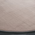 thumbnail image 4 of SAFAVIEH Loft Kalya Solid Machine Washable Area Rug, Taupe, 6' x 6' Round, 4 of 8