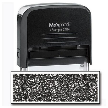 Face Large Stamp - MaxMark Identity Theft Protection Stamp - Large Size with 2 Pads
