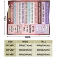 thumbnail image 4 of Yibo Aunt Gifts from Niece Blanket Flannel Soft and Comfortable Anti-static Bed Sofa Blanket, 4 of 9