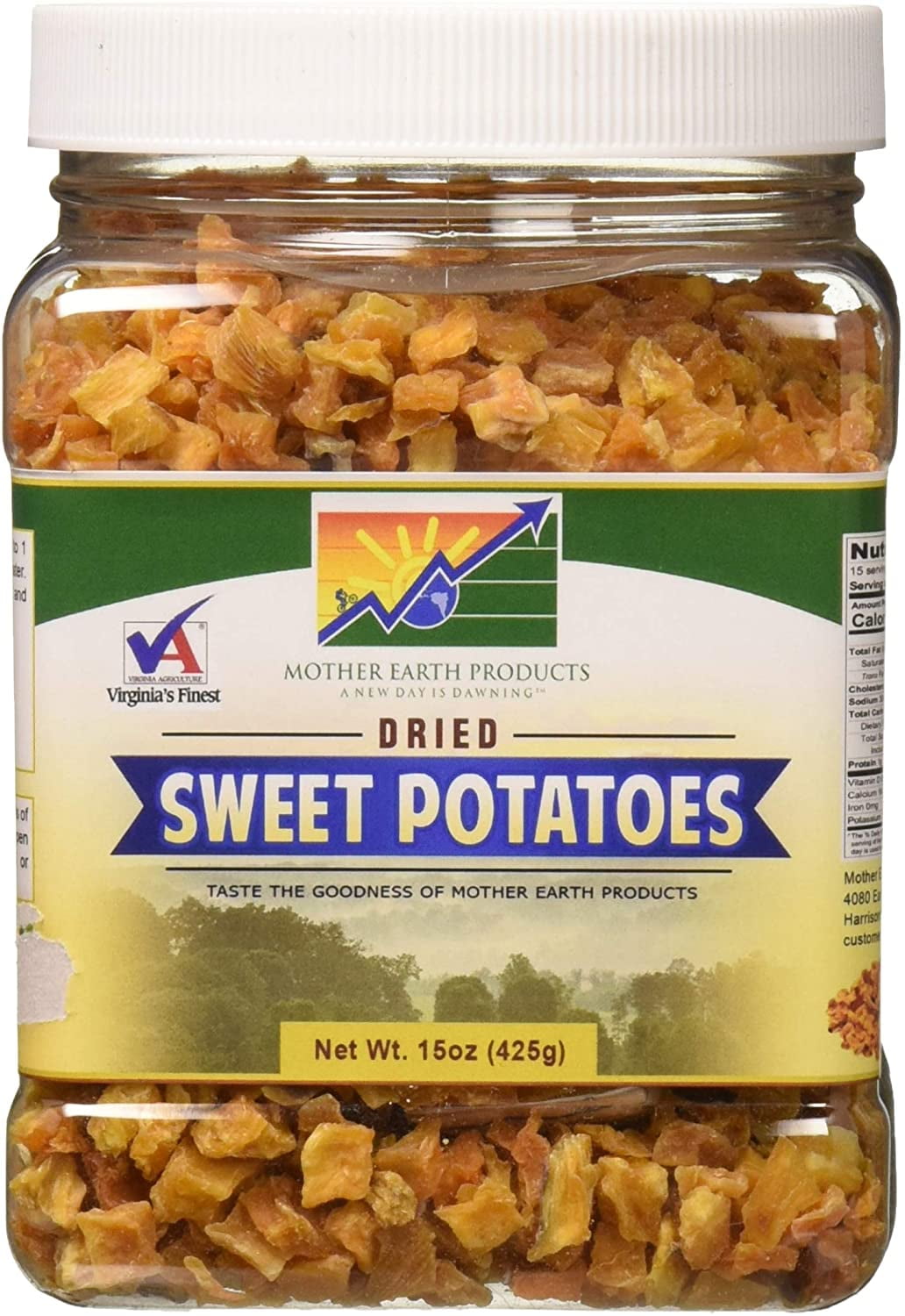 Mother Earth Products Dried Sweet Potato Dices
