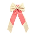 thumbnail image 2 of AUNVITO Multipurpose Decorative Bow Ornament, Smooth Fabric Bow Accessory, Reusable Pendant for Christmas Tree Wreath Gift Wrap Wedding Holiday Party Scene Decoration, 2 of 6