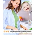 thumbnail image 4 of Baby Monitor, Video Baby Monitor with Camera- Wireless Video Monitor for Baby Safety- with Infrared Night Vision/Two Way Talkback/Temperature Monitor/Lullaby-play, 4 of 7