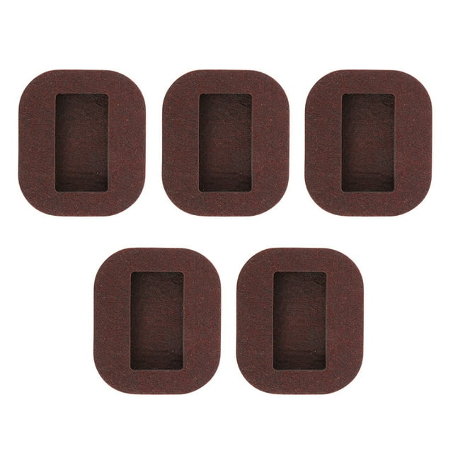 KAKOWELY Coupelles de Roulettes de Chaise de Bureau 5 Pcs Coupelles de Feutre de Roulettes de Meubles Coupelles de Roulettes de Chaise de Bureau Coupelles de Feutre de Roulettes 3.31"X2.87"X0.67 Pouces