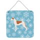thumbnail image 1 of Caroline's Treasures Winter Snowflake Greyhound Impresiones para colgar en la pared o en la puerta BB3505DS66, 6 x 6, multicolor Caroline's Treasures BB3505DS66, 1 of 1
