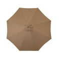 thumbnail image 2 of DestinationGear 9 ft Classic Wood Solid Cover Patio Umbrella in Chocolate Polyester, 2 of 2