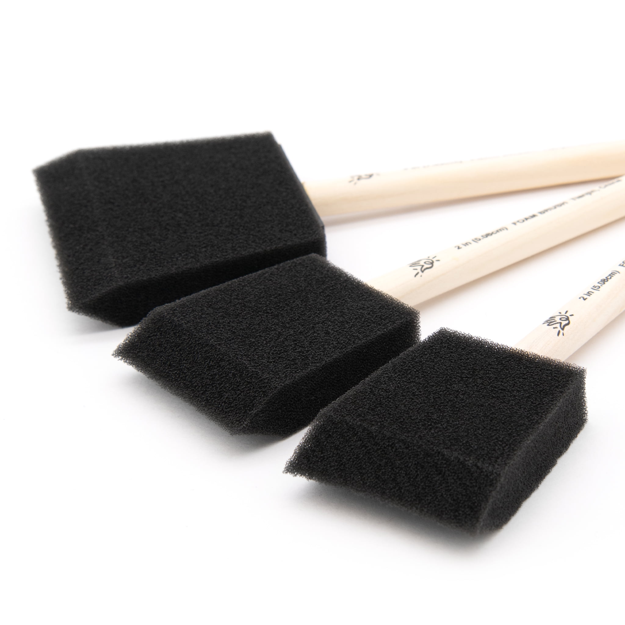 Hello Hobby - 3pc Craft Foam Brush Set, 2" and 3"