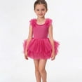 thumbnail image 6 of XQYLOS Toddler Ballet Dress Leotard Ruffl𝖾 Sleeveless Sequin Tutu Bowknot Ballerina Dance Recital Party Outfit, 6 of 7