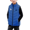 thumbnail image 5 of Odeerbi Kids Boys Girls Lightweight Heated Vest Winter Thermal Sleeveless Heated Jackets Plus Size USB Intelligent Constant Temperature Kids Windproof Heated Coat Kids Clothes Blue, 5 of 9