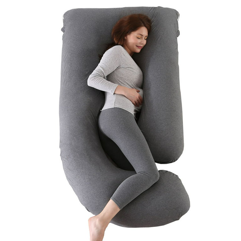 Pregnancy Pillow for Sleeping,Maternity Body Pillow for Pregnancy  Women,Pregnancy Support Pillow for Back, Hip Pain, Apricot
