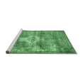 thumbnail image 2 of Ahgly Company Machine Washable Indoor Square Persian Emerald Green Traditional Area Rugs, 5' Square, 2 of 4