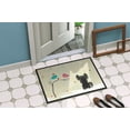 thumbnail image 2 of Carolines Treasures BB2584JMAT Christmas Presents Between Friends Chinese Crested Black Indoor or Outdoor Mat, 24 x 0.25 x 36 in., 2 of 2