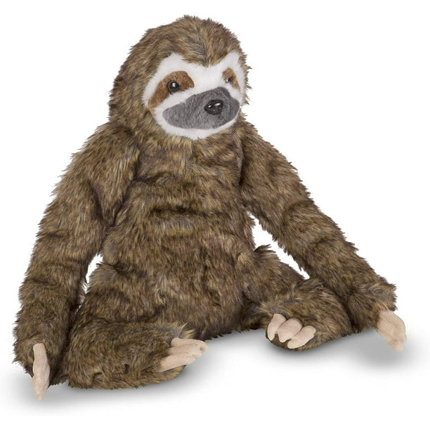 Peluche de perezoso de peluche realista de Melissa & Doug