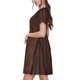 thumbnail image 2 of Balery Vintage Wood Vestidos sueltos de manga corta para mujer, vestidos de verano 2025, vestidos casuales de corte A con vuelo., 2 of 6