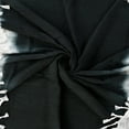 thumbnail image 6 of Ox Bay Black/White Ombre Lightweight Cotton Adult Throw Blanket, 50" x 60", 6 of 13