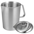 thumbnail image 1 of 2L 304 Stainless Steel Measuring Cup with Lid and Marking Milk Pitcher for Restaurants for Cooking Kitchen Coffee, 1 of 5