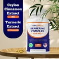 thumbnail image 6 of Vitamatic Berberine with Ceylon Cinnamon, 1500mg, 240 Capsules, Non-GMO, Gluten Free, 6 of 10