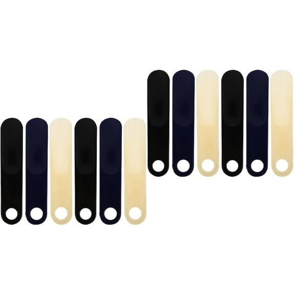 MLINS 12 Pcs  Home Shoehorns Shoes Hanging Boots Shoes Lifters (Assorted Color)