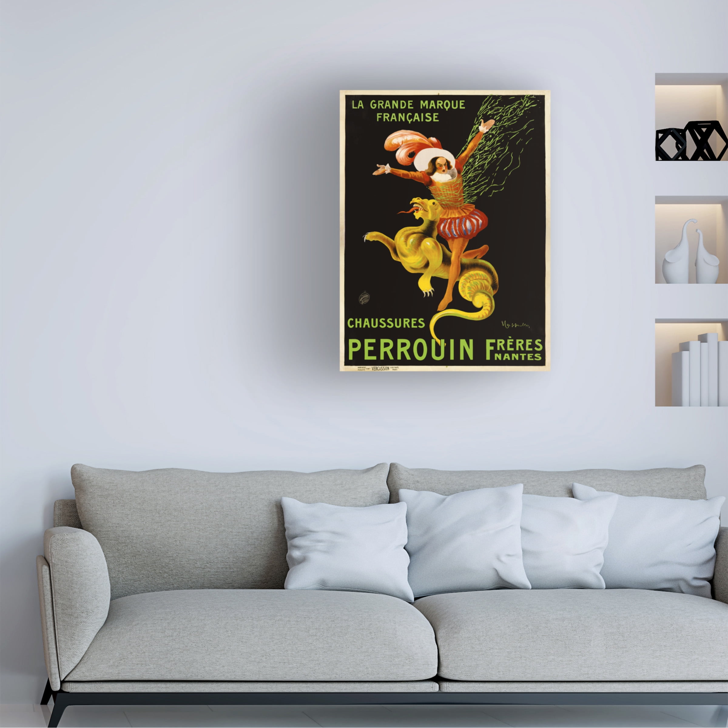 Print Collection 'Chaussures Perrouin Freres' Canvas Art