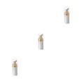 thumbnail image 1 of Dispensador de bomba de subbotella Soidarity contenedor recargable blanco y dorado, 1 of 6