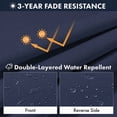 thumbnail image 5 of YEERSWAG 48x18x3 inch Outdoor Chair Cushions Bench Cushion Patio Chair Cushions Non Slip Removable Anti-fading Water Resistant Garden Loveseat Cushion with Handle, 5 of 8