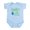 Sky Blue, variant on CafePress - Daddy's Little Monster Body Suit - Baby Light Bodysuit, Size Newborn - 24 Months