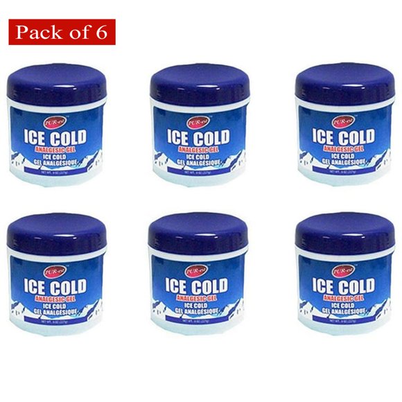 Ice Cold Analgesic Gel (227g) (Pack of 6) By Purest