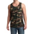 thumbnail image 1 of Mafoose Men's Young Cotton Ringer Tank Military Camo/ Dark Army 4X-Large, 1 of 4