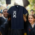 thumbnail image 3 of Graduation Shirt for Men Class of 2026 2K26 Graduation Short Sleeve T-Shirt Large Navy, 3 of 6