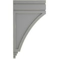 thumbnail image 2 of Ekena Millwork 5"W x 7 3/4"D x 14"H Large San Juan Wood Vintage Decor Corbel, Pebble Grey, 2 of 5