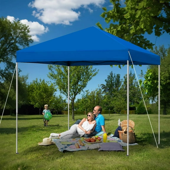 6x6   Canopy Tent, Easy Setup Outdoor Shade with   and Waterproof Fabric