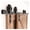 6FT, variant on Antique Style Bypass Sliding Wood Barn Door Hardware Kit, Black Top Mounted Closet Slides Tracks Rollers For Double Door ,Easy to Install